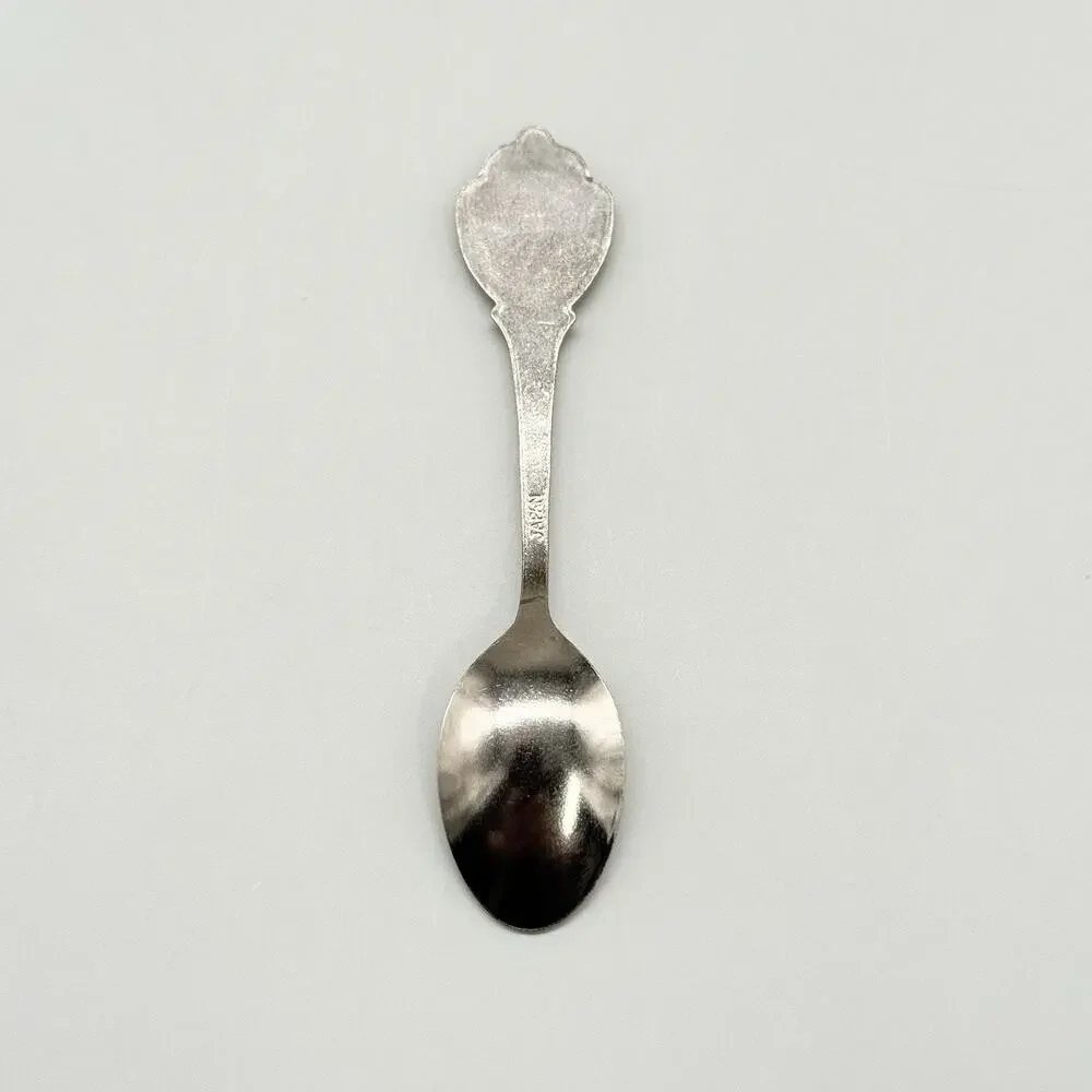 Utah Enamel Silver Japan Vintage Souvenir Spoon 3.5